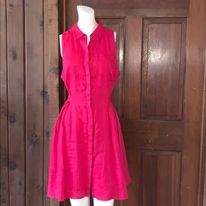 HD Pink Button Down Dress size 12